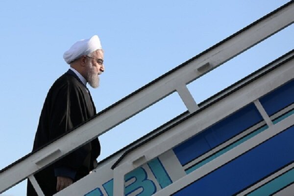 Rouhani leaves for Baku to attend NAM Summit