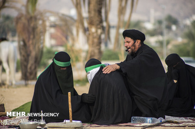 سومین سوگواره تعزیه کشوری در شهرستان جم