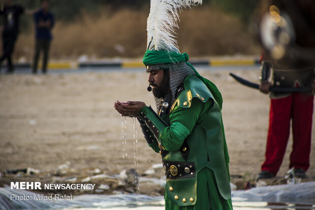 سومین سوگواره تعزیه کشوری در شهرستان جم