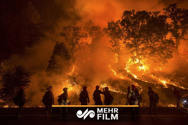 VIDEO: Wildfire scorches California