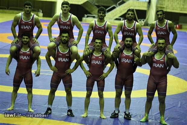 Iran U23 freestyle team departs for Hungary to attend World C’ships
