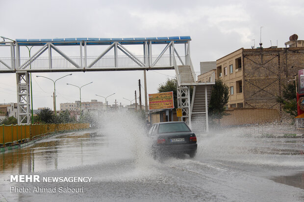 Recent rainfall in Semnan