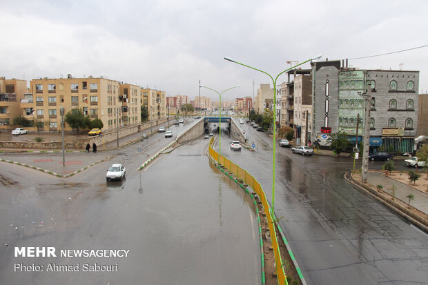 Recent rainfall in Semnan