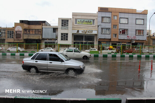 Recent rainfall in Semnan