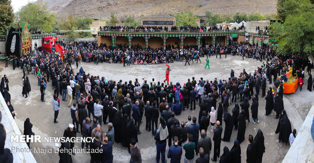 Mourning ceremony of Prophet Muhammad in Yazd