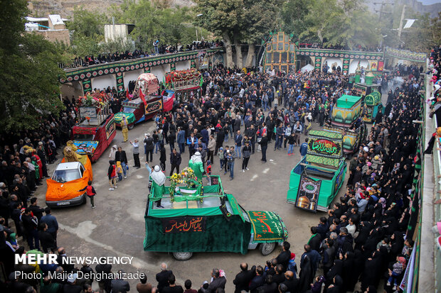 Mourning ceremony of Prophet Muhammad in Yazd