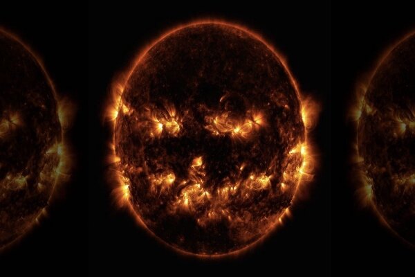 ناسا تصویری ترسناک از خورشید منتشر کرد!