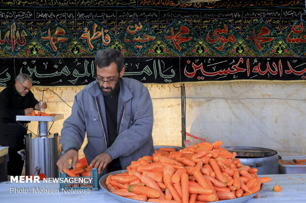 پیاده روی زائران امام رئوف (ع)