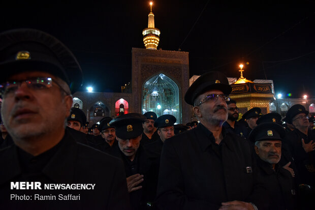 مراسم خطبه خوانی شب شهادت امام رضا علیه السلام