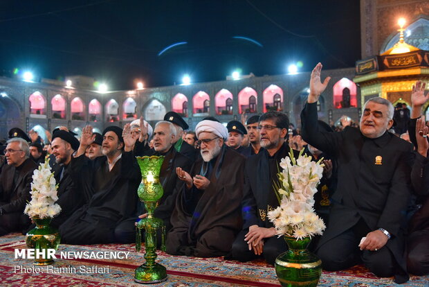 مراسم شام غریبان شهادت امام رضا(ع)