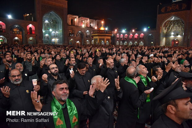 مراسم شام غریبان شهادت امام رضا(ع)