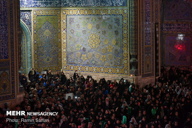 مراسم شام غریبان شهادت امام رضا(ع)