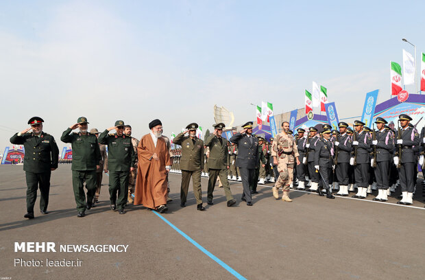 مراسم دانش‌آموختگی دانشجویان دانشگاه‌های افسری ارتش