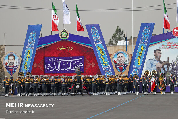 مراسم دانش‌آموختگی دانشجویان دانشگاه‌های افسری ارتش