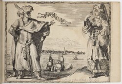 A depiction of local costumes in the Kingdom of Ormus in 1670. Situated near the modern city of Bandar Abbas, the kingdom existed from the 10th to 17th century.