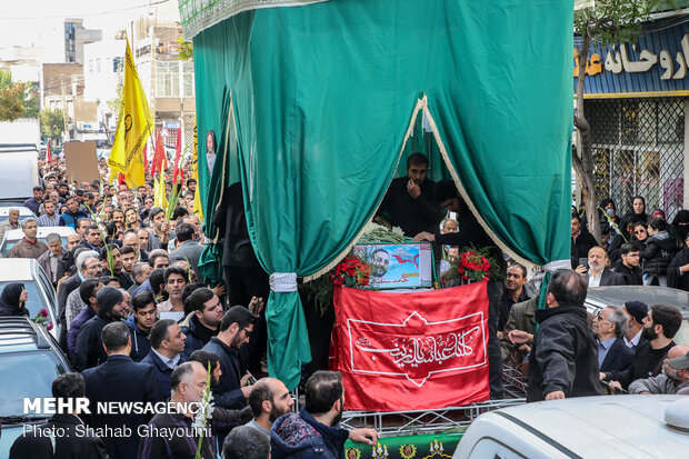 تشییع پیکر شهید «حامد سلطانی»