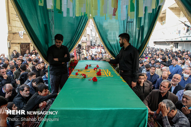 تشییع پیکر شهید «حامد سلطانی»