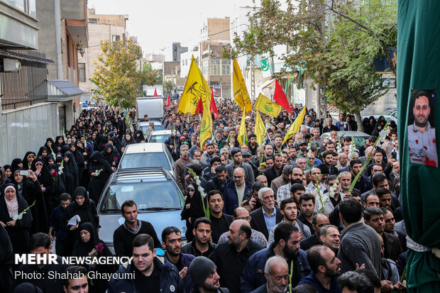 تشییع پیکر شهید «حامد سلطانی»