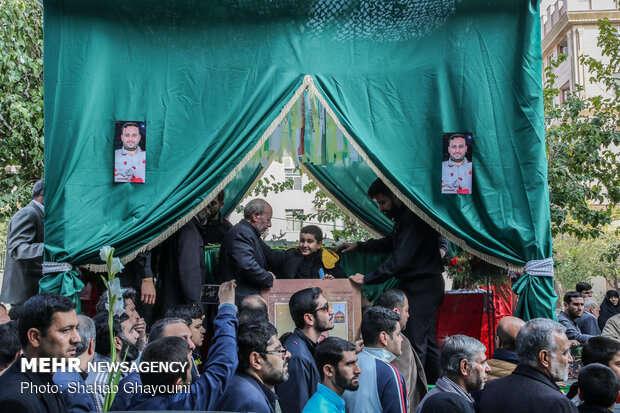 تشییع پیکر شهید «حامد سلطانی»