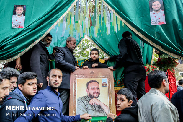 تشییع پیکر شهید «حامد سلطانی»