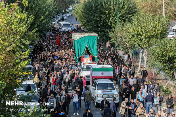 تشییع پیکر شهید «حامد سلطانی»