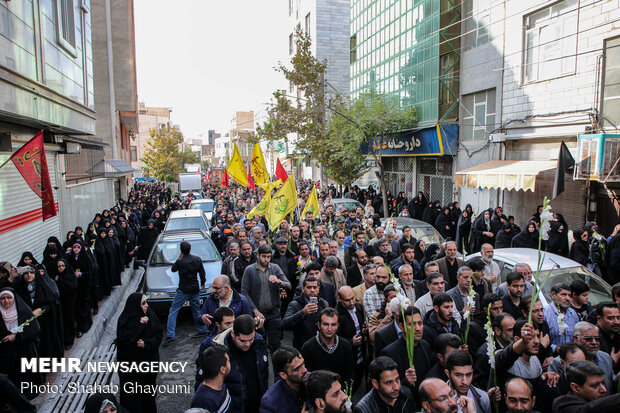 تشییع پیکر شهید «حامد سلطانی»