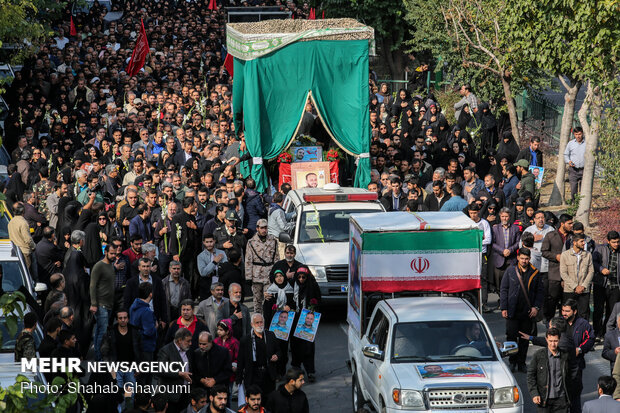 تشییع پیکر شهید «حامد سلطانی»