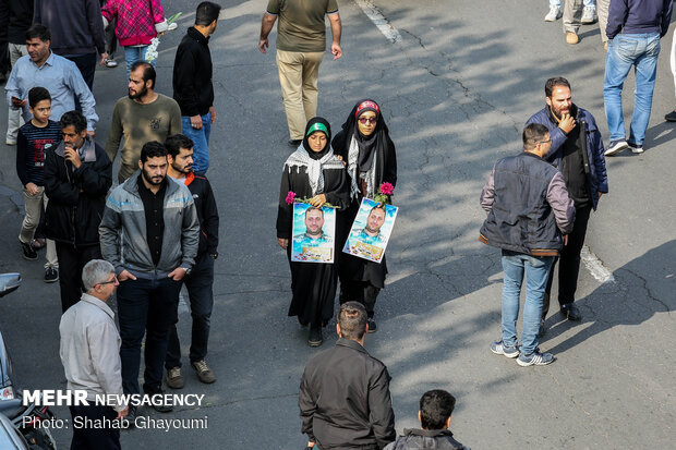 تشییع پیکر شهید «حامد سلطانی»