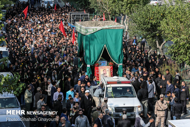 تشییع پیکر شهید «حامد سلطانی»