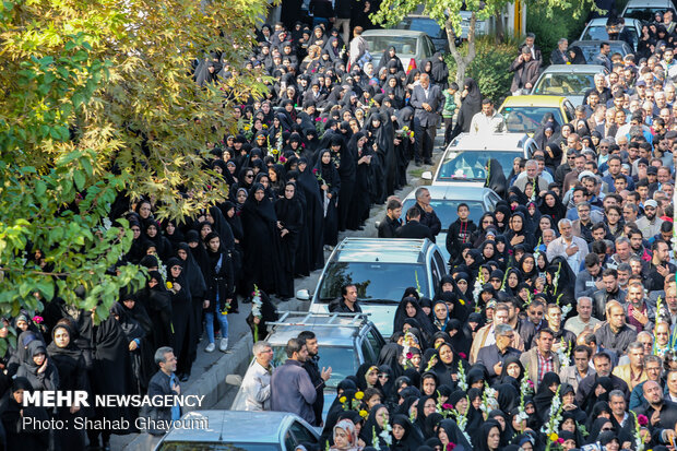 تشییع پیکر شهید «حامد سلطانی»