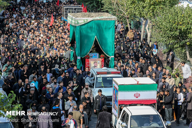 تشییع پیکر شهید «حامد سلطانی»