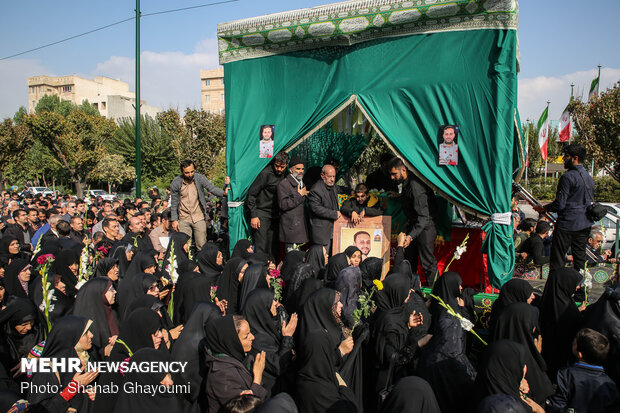 تشییع پیکر شهید «حامد سلطانی»