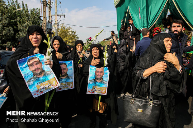 تشییع پیکر شهید «حامد سلطانی»
