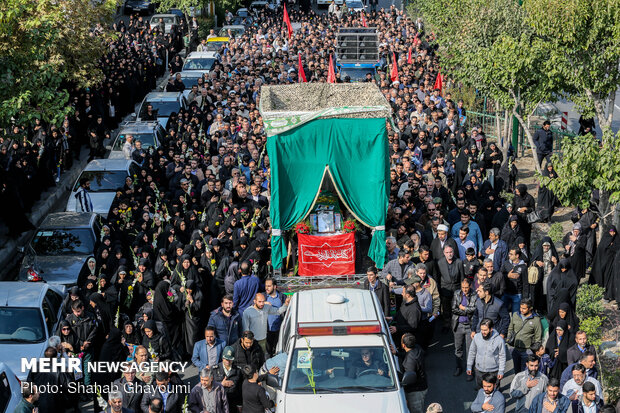 تشییع پیکر شهید «حامد سلطانی»
