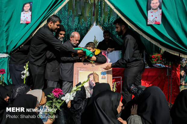تشییع پیکر شهید «حامد سلطانی»