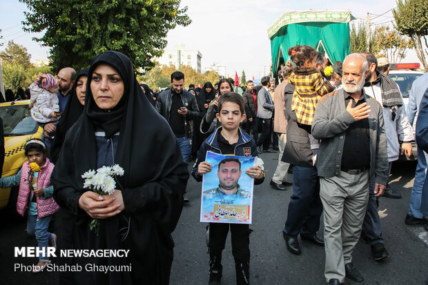 تشییع پیکر شهید «حامد سلطانی»