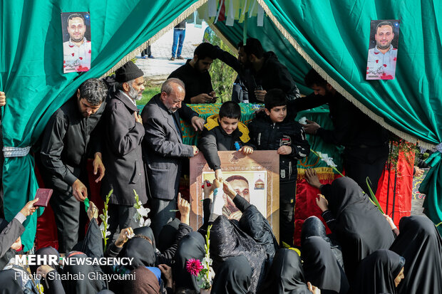 تشییع پیکر شهید «حامد سلطانی»