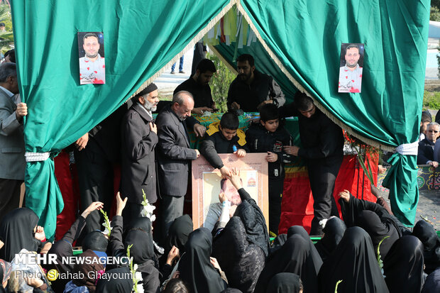 تشییع پیکر شهید «حامد سلطانی»