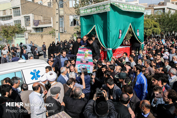 تشییع پیکر شهید «حامد سلطانی»
