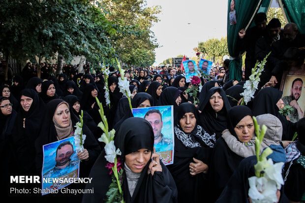 تشییع پیکر شهید «حامد سلطانی»