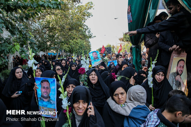 تشییع پیکر شهید «حامد سلطانی»