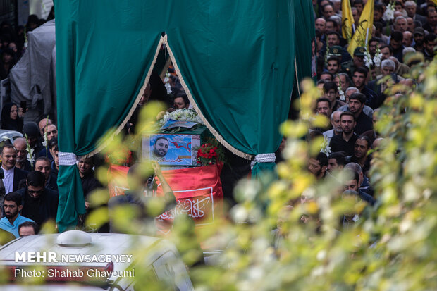 تشییع پیکر شهید «حامد سلطانی»