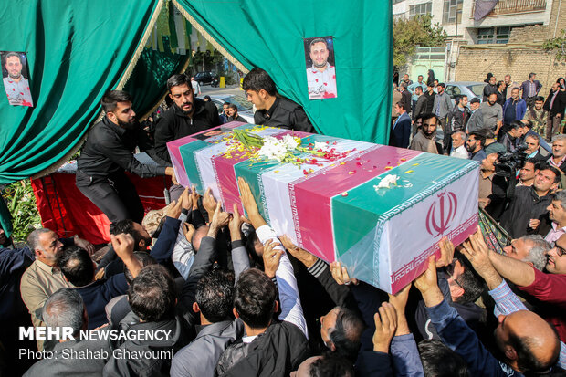 تشییع پیکر شهید «حامد سلطانی»