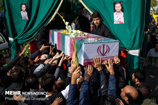 تشییع پیکر شهید «حامد سلطانی»