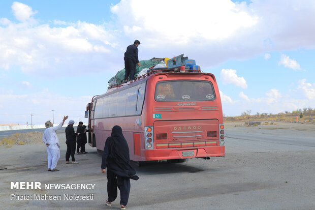 موکب پذیرایی از زائران پاکستانی در خراسان جنوبی