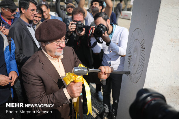 افتتاح نهمین سمپوزیوم بین‌المللی مجسمه‌سازی تهران