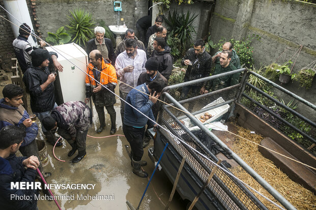 Flood hits Golestan province