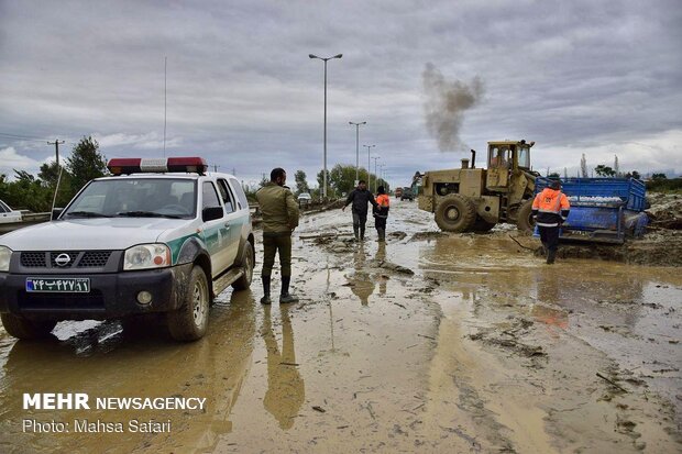 Flood hits Golestan province