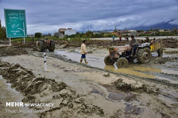 Flood hits Golestan province