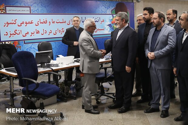 وزير الداخلية الايراني يتفقد المقر الانتخابي للبلاد/صور